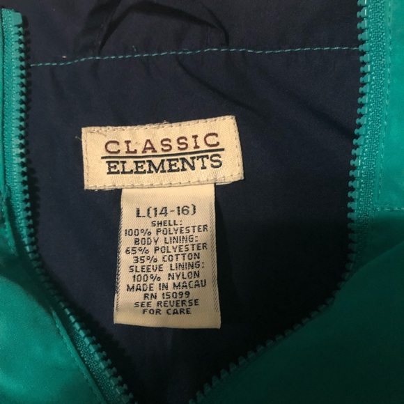 VINTAGE Classic Element Two Tone Windbreaker - Picture 5 of 5